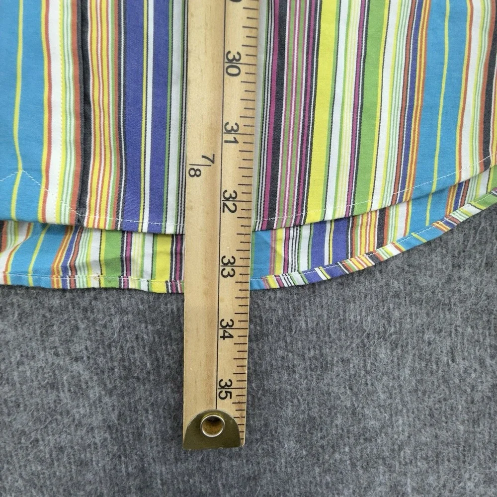 VINTAGE Polo Ralph Lauren Shirt XL 16.5 Curham Candy Stripe‎ Mens RL 90s